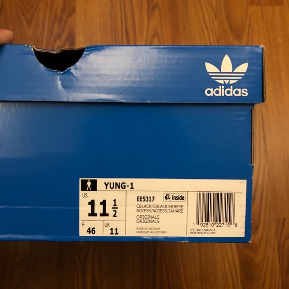 Adidas Yung-1 “Black Hi-Res Yellow” - Picture 7 of 7